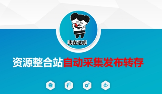 资源整合站自动采集发布转存,解放双手-老叔网创